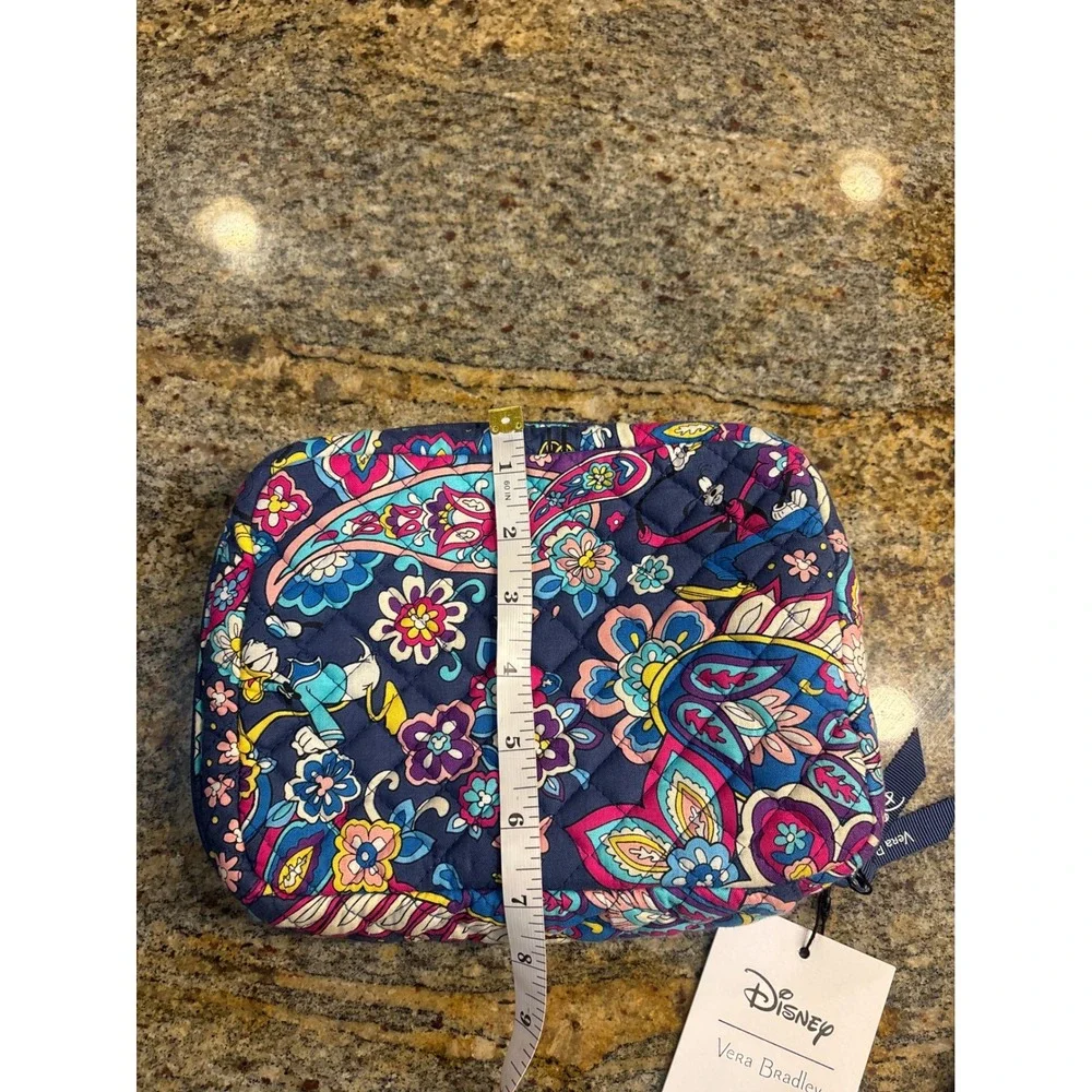 NWT Vera Bradley Disney Sensational Six Paisley Quilted Cotton Tech Bag